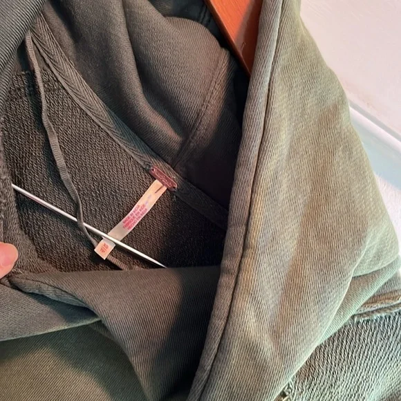 Free People Zoe Hoodie Hunter Green Size XS NWT - Picture 6 of 16